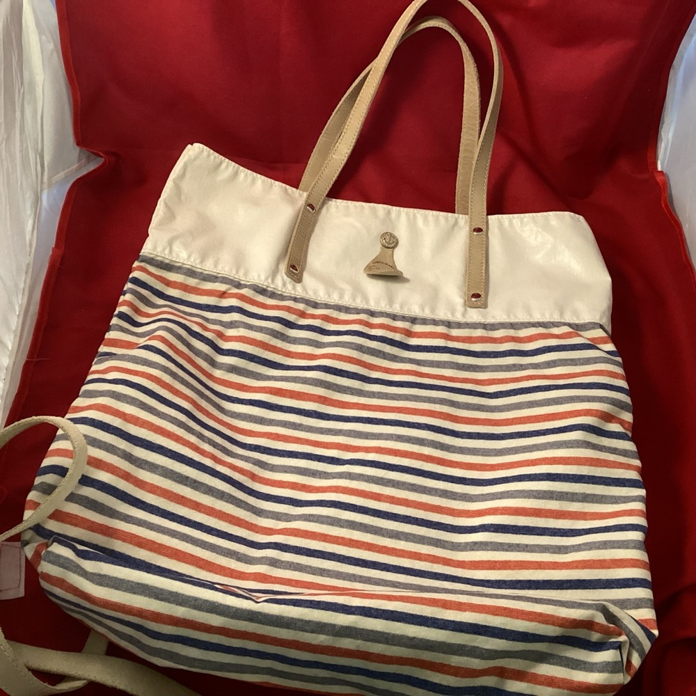 Jack Gomme blue red white tote bag